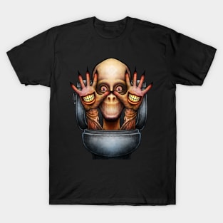 Horror toilet Monster #25 T-Shirt